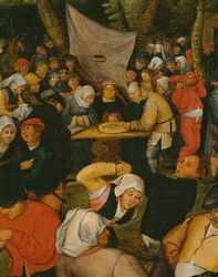 Hochzeitstanz im Freien, 1610 (Detail)
